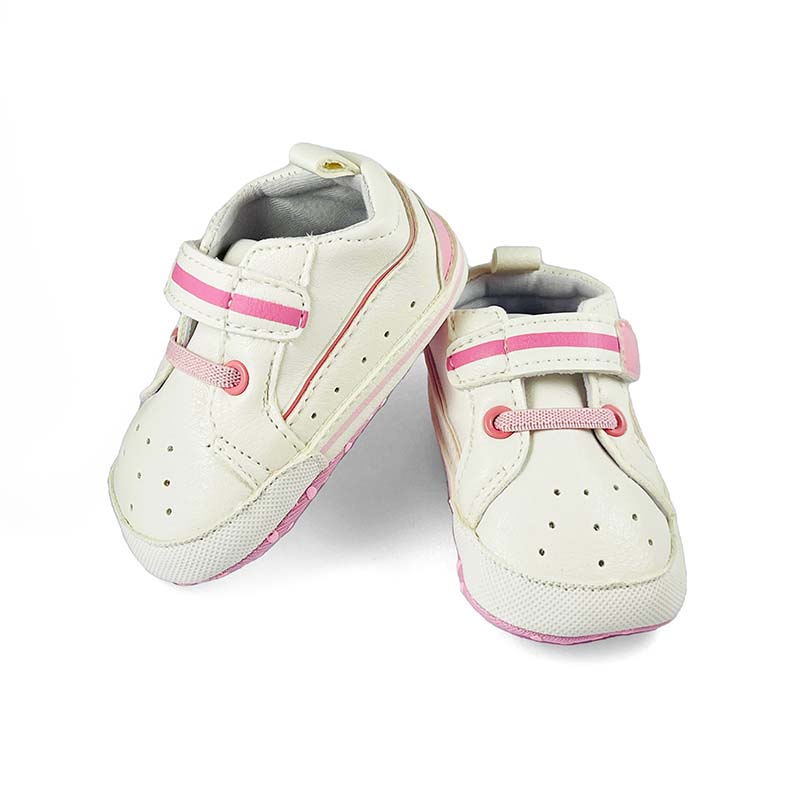 Baby High Ankles Booties Pink Laces