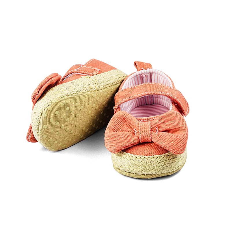 Peachy Bow Jeans  Pumps