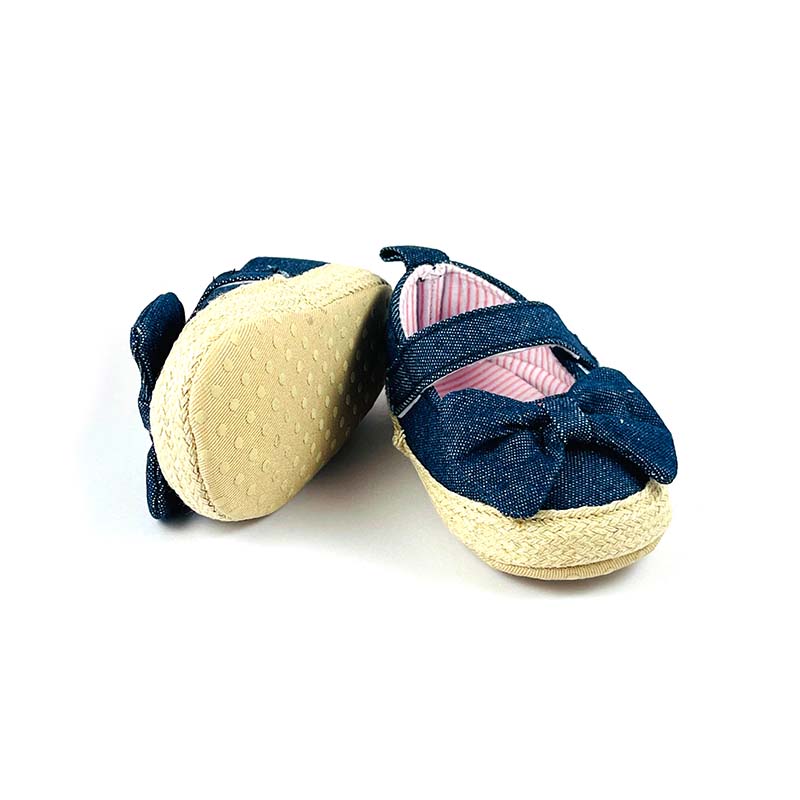 Blue Bow Jeans  Pumps