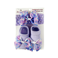 Purple Headband With Booties