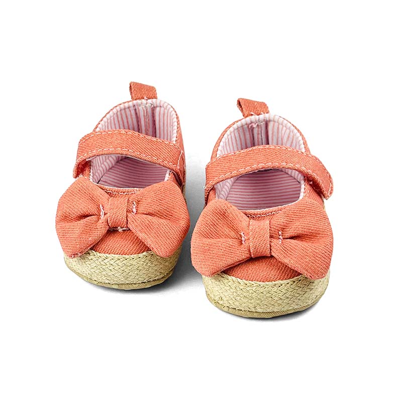 Peachy Bow Jeans  Pumps