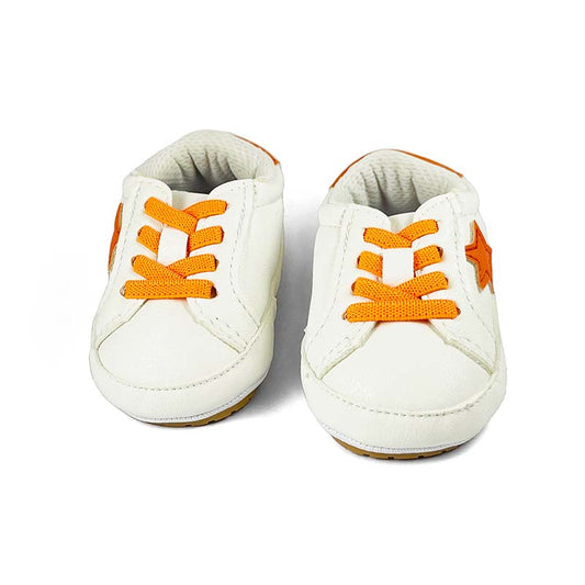 Unisex Orange Star  Sneakers