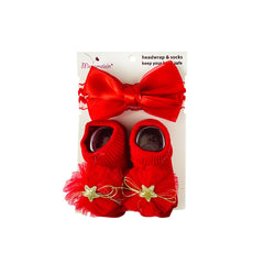 Red Headband With Booties