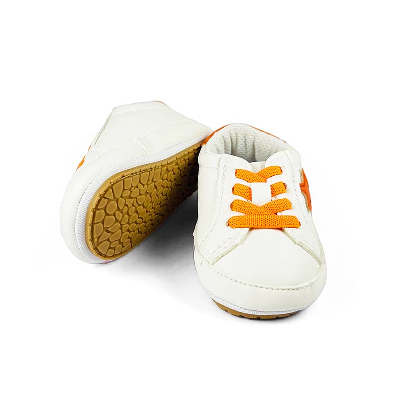 Unisex Orange Star  Sneakers
