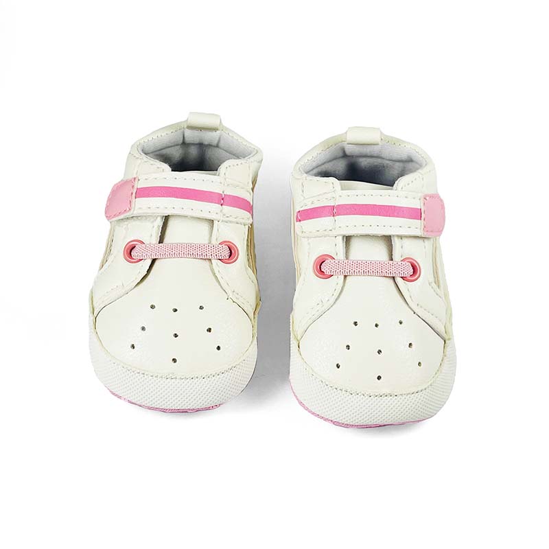 Baby High Ankles Booties Pink Laces