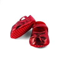 Shimery Redbow Booties